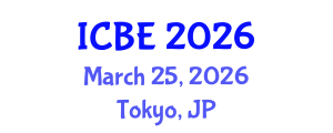 International Conference on Bioengineering (ICBE) March 25, 2026 - Tokyo, Japan