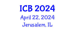 International Conference on Bioethics (ICB) April 22, 2024 - Jerusalem, Israel