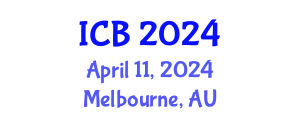International Conference on Bioethics (ICB) April 11, 2024 - Melbourne, Australia