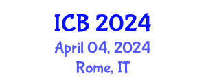 International Conference on Bioethics (ICB) April 04, 2024 - Rome, Italy