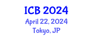 International Conference on Bioethics (ICB) April 22, 2024 - Tokyo, Japan