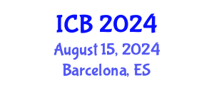 International Conference on Bioethics (ICB) August 15, 2024 - Barcelona, Spain