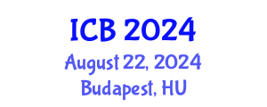International Conference on Bioethics (ICB) August 22, 2024 - Budapest, Hungary