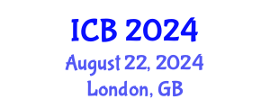 International Conference on Bioethics (ICB) August 22, 2024 - London, United Kingdom