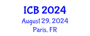International Conference on Bioethics (ICB) August 29, 2024 - Paris, France