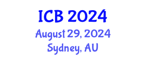 International Conference on Bioethics (ICB) August 29, 2024 - Sydney, Australia