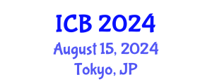 International Conference on Bioethics (ICB) August 15, 2024 - Tokyo, Japan