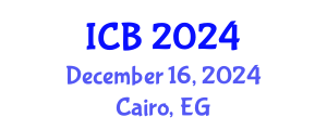 International Conference on Bioethics (ICB) December 16, 2024 - Cairo, Egypt