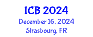 International Conference on Bioethics (ICB) December 16, 2024 - Strasbourg, France