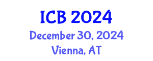 International Conference on Bioethics (ICB) December 30, 2024 - Vienna, Austria