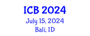 International Conference on Bioethics (ICB) July 15, 2024 - Bali, Indonesia