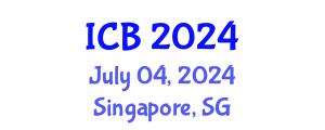 International Conference on Bioethics (ICB) July 04, 2024 - Singapore, Singapore