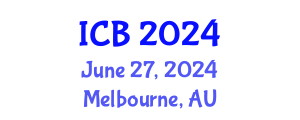 International Conference on Bioethics (ICB) June 27, 2024 - Melbourne, Australia