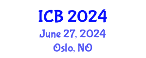 International Conference on Bioethics (ICB) June 27, 2024 - Oslo, Norway