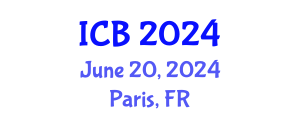 International Conference on Bioethics (ICB) June 20, 2024 - Paris, France