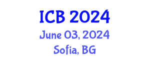 International Conference on Bioethics (ICB) June 03, 2024 - Sofia, Bulgaria