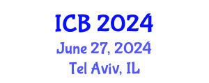 International Conference on Bioethics (ICB) June 27, 2024 - Tel Aviv, Israel