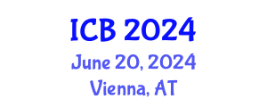 International Conference on Bioethics (ICB) June 20, 2024 - Vienna, Austria