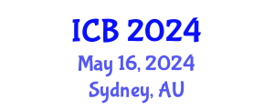 International Conference on Bioethics (ICB) May 16, 2024 - Sydney, Australia