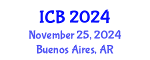 International Conference on Bioethics (ICB) November 25, 2024 - Buenos Aires, Argentina