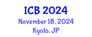 International Conference on Bioethics (ICB) November 18, 2024 - Kyoto, Japan