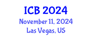 International Conference on Bioethics (ICB) November 11, 2024 - Las Vegas, United States