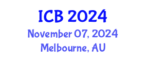 International Conference on Bioethics (ICB) November 07, 2024 - Melbourne, Australia