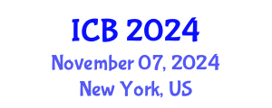 International Conference on Bioethics (ICB) November 07, 2024 - New York, United States