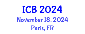 International Conference on Bioethics (ICB) November 18, 2024 - Paris, France