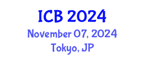 International Conference on Bioethics (ICB) November 07, 2024 - Tokyo, Japan