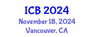 International Conference on Bioethics (ICB) November 18, 2024 - Vancouver, Canada