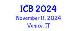 International Conference on Bioethics (ICB) November 11, 2024 - Venice, Italy