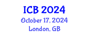 International Conference on Bioethics (ICB) October 17, 2024 - London, United Kingdom