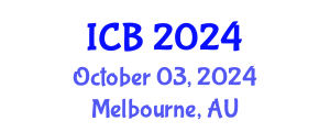 International Conference on Bioethics (ICB) October 03, 2024 - Melbourne, Australia