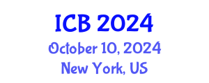 International Conference on Bioethics (ICB) October 10, 2024 - New York, United States