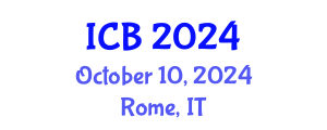 International Conference on Bioethics (ICB) October 10, 2024 - Rome, Italy