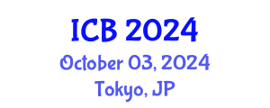 International Conference on Bioethics (ICB) October 03, 2024 - Tokyo, Japan