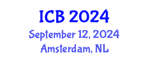 International Conference on Bioethics (ICB) September 12, 2024 - Amsterdam, Netherlands