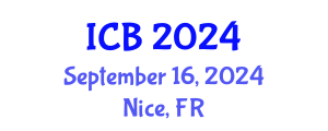 International Conference on Bioethics (ICB) September 16, 2024 - Nice, France