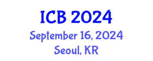 International Conference on Bioethics (ICB) September 16, 2024 - Seoul, Republic of Korea