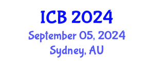 International Conference on Bioethics (ICB) September 05, 2024 - Sydney, Australia