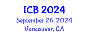 International Conference on Bioethics (ICB) September 26, 2024 - Vancouver, Canada