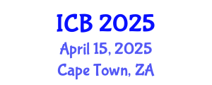 International Conference on Bioethics (ICB) April 15, 2025 - Cape Town, South Africa