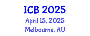 International Conference on Bioethics (ICB) April 15, 2025 - Melbourne, Australia