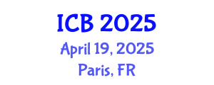 International Conference on Bioethics (ICB) April 19, 2025 - Paris, France