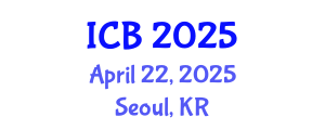 International Conference on Bioethics (ICB) April 22, 2025 - Seoul, Republic of Korea
