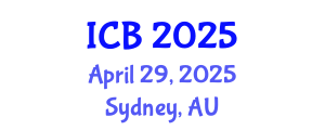 International Conference on Bioethics (ICB) April 29, 2025 - Sydney, Australia