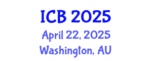 International Conference on Bioethics (ICB) April 22, 2025 - Washington, Australia