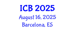 International Conference on Bioethics (ICB) August 16, 2025 - Barcelona, Spain