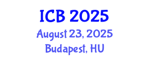 International Conference on Bioethics (ICB) August 23, 2025 - Budapest, Hungary